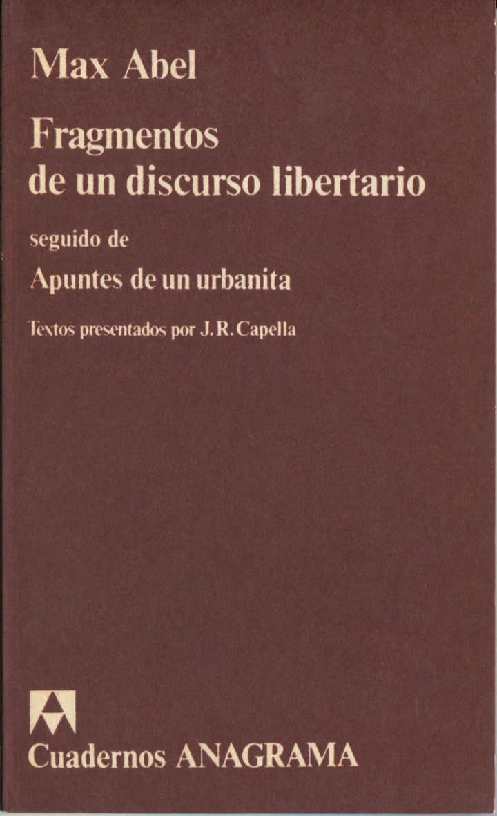 Fragmentos de un discurso libertario